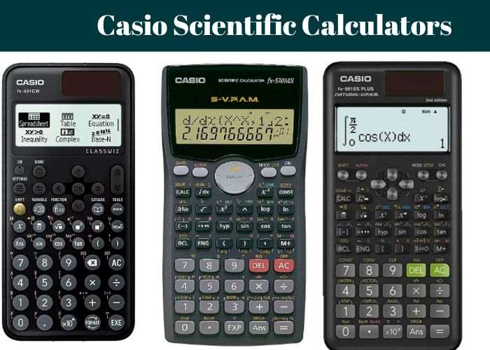 Casio Scientific Calculators